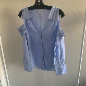 Club Monaco Blue Blouse